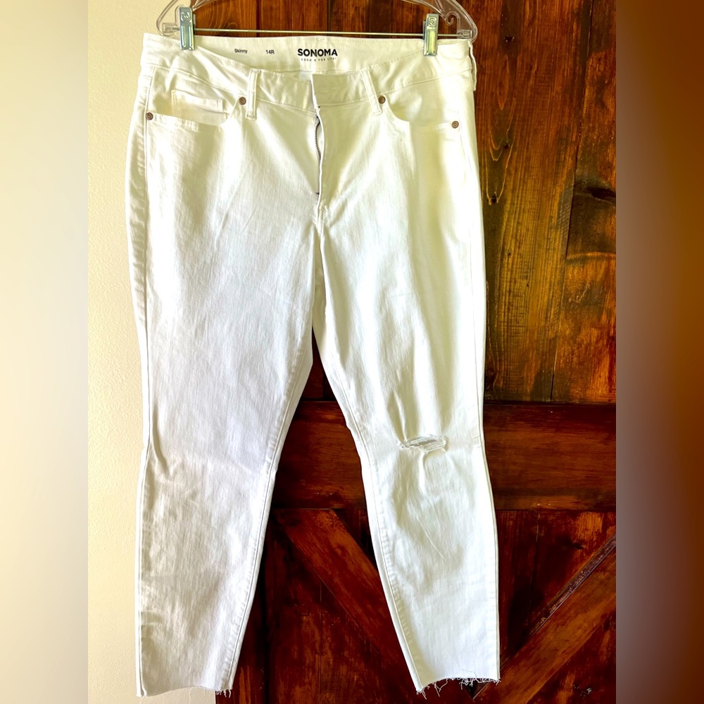 Sonoma White Jeans